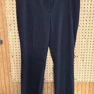 Worthington Black Pinstripe Trousers